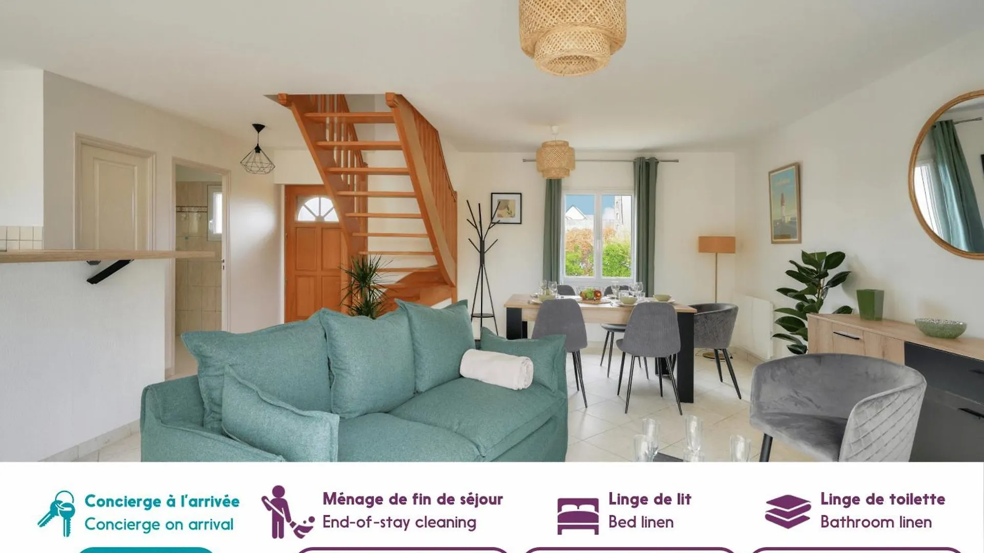 Holiday home Maison Pour 4 Adultes, 1 Enfant A 200M De La Plage Guilvinec